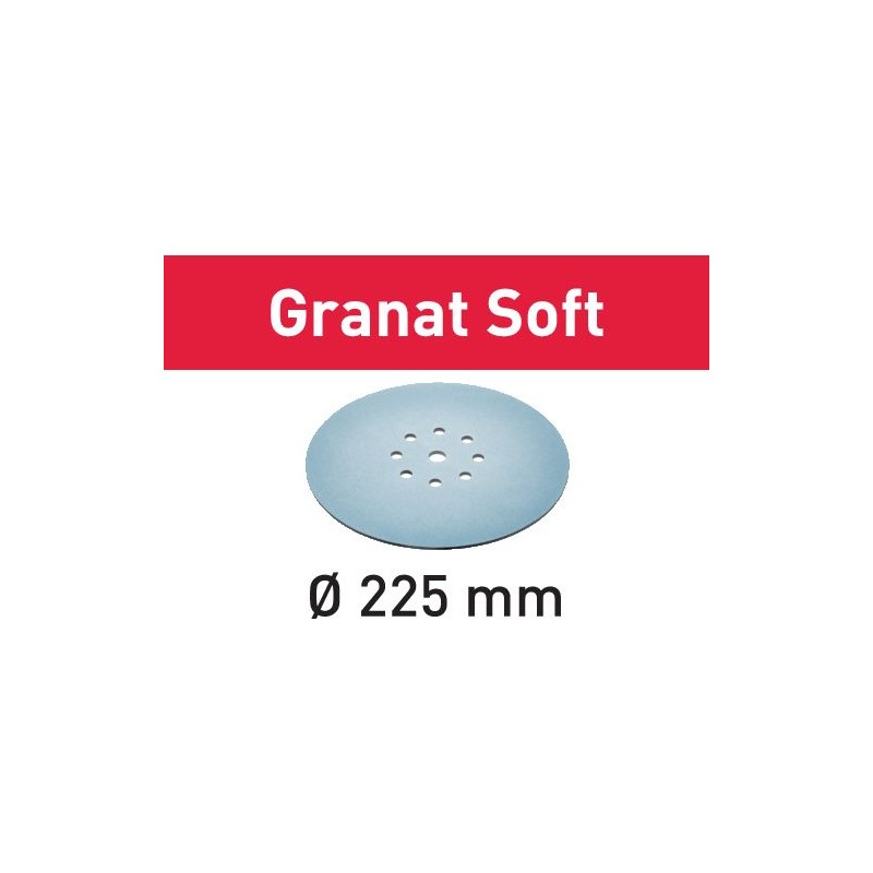 Festool Krążki ścierne STF D225 P120 GR S/25 Granat Soft