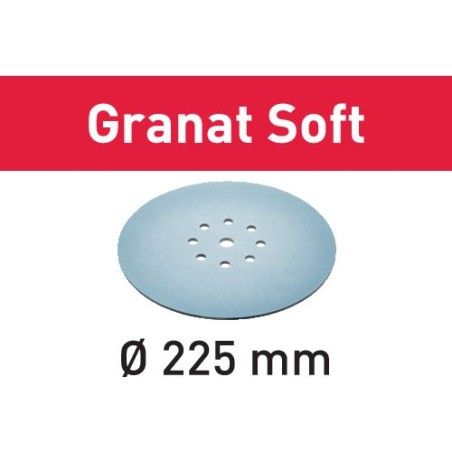 Festool Krążki ścierne STF D225 P400 GR S/25 Granat Soft