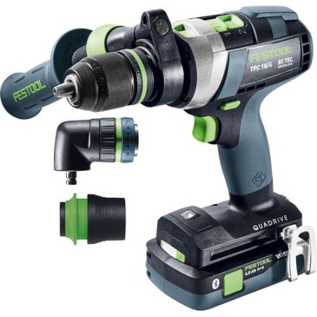Festool Akumulatorowa wiertarko-wkrętarka udarowa TPC 18/4 5,2/4,0 I-Set QUADRIVE