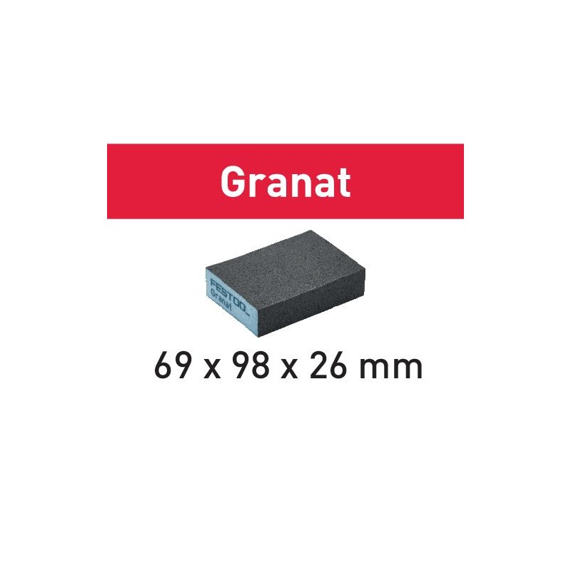 Festool Gąbka szlifierska 69x98x26 220 GR/6 Granat