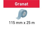 Festool Rolka taśmy szlifierskiej 115x25m P80 GR Granat