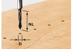 Festool Wiertłofrez do otworów przelotowych HW S8 D5/30
