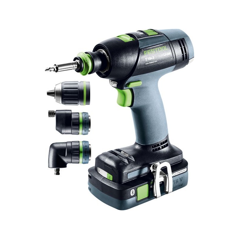 Festool Akumulatorowa wiertarko-wkrętarka T 18+3 HPC 4,0 I-Set