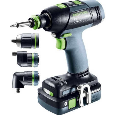 Festool Akumulatorowa wiertarko-wkrętarka T 18+3 HPC 4,0 I-Set