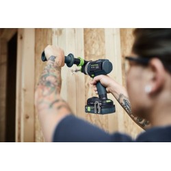 Festool Akumulatorowa wiertarko-wkrętarka udarowa TPC 18/4 I-Basic QUADRIVE