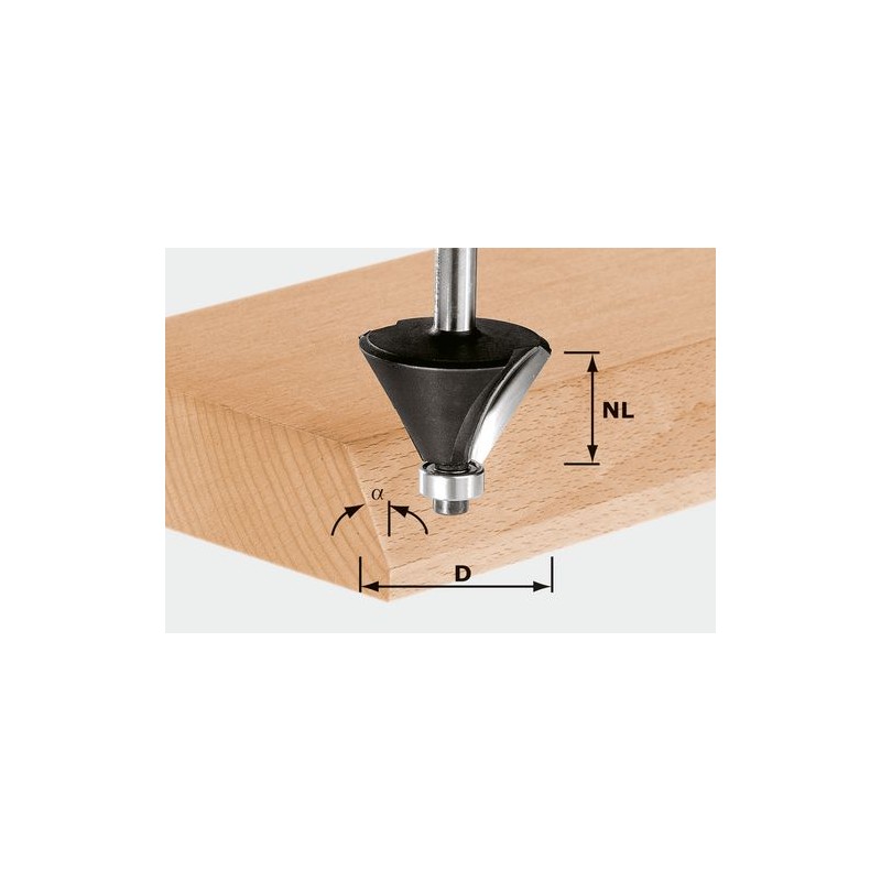 Festool Frez do fazowania HW S12 D55/20/45°