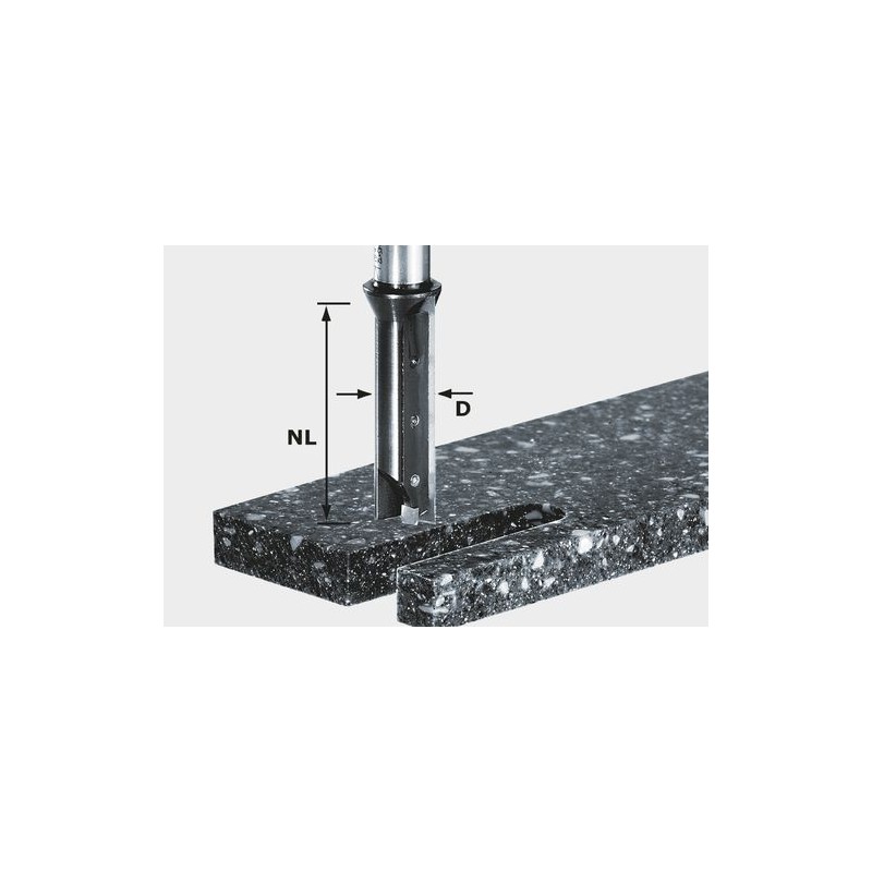 Festool Frez z płytkami wymiennymi do wpustów HW S12 D14/45 WM