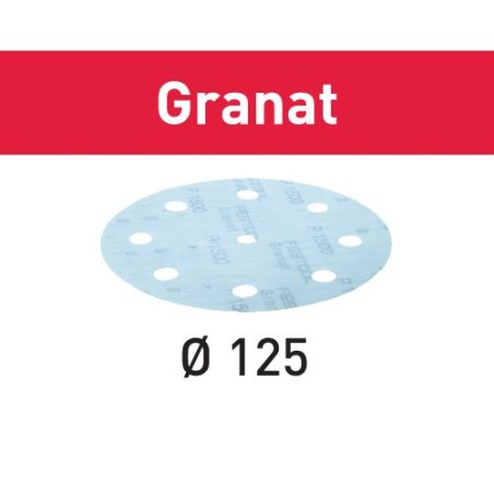Festool Krążki ścierne STF D125/8 P1000 GR/50 Granat
