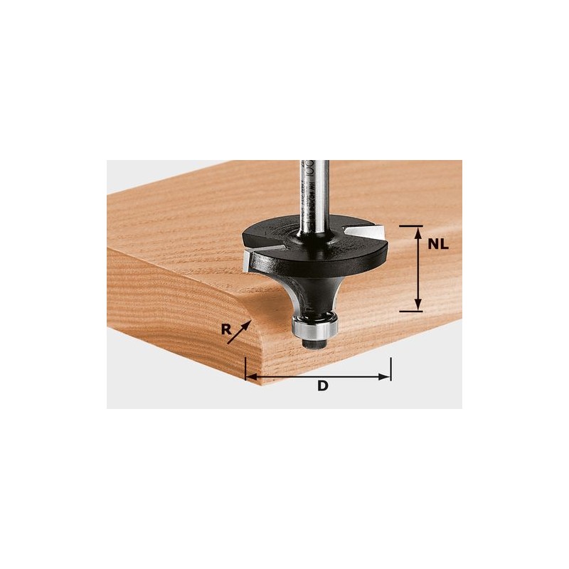 Festool Frez do zaokrągleń HW S8 D16,7/R2 KL