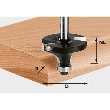 Festool Frez do zaokrągleń HW S8 D16,7/R2 KL