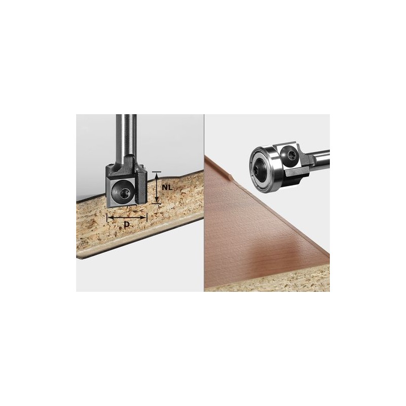 Festool Frez z płytkami wymiennymi do wyrównywania S8 HW D19 12x12 KL OFK