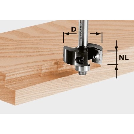 Festool Frez do wręgów z płytkami wymiennymi HW S8 D38/12