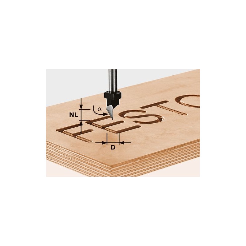 Festool Frezy do "pisania" HW S8 D11/60°