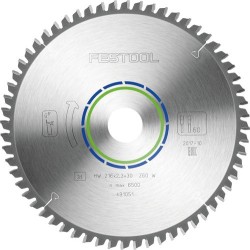 Festool Tarcza pilarska HW 216x2,3x30 W60 ALUMINIUM/PLASTICS