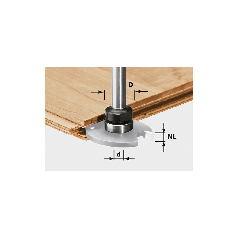 Festool Trzpień frezarski S8 1,5-5 KL16