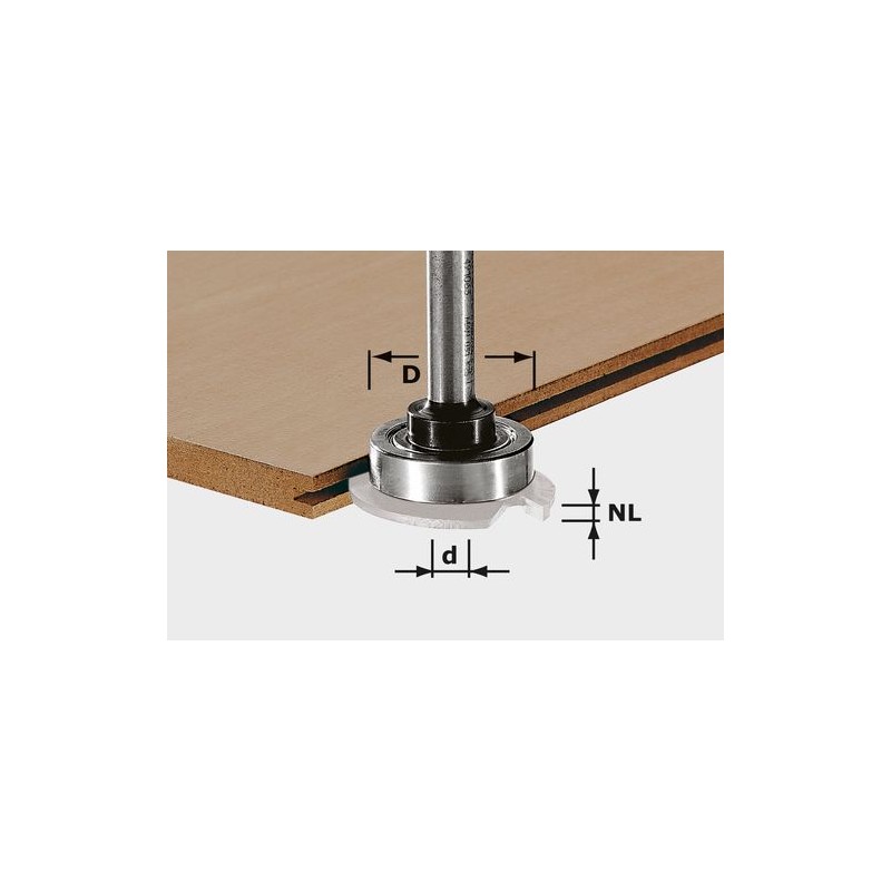 Festool Trzpień frezarski S8 1,5-5 KL28