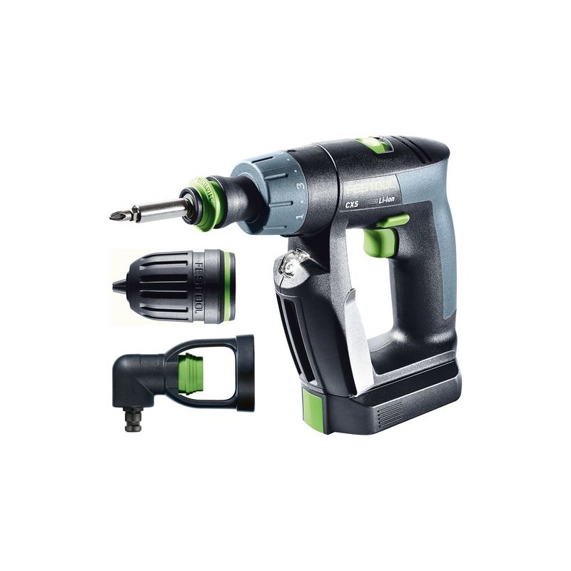 Festool Akumulatorowa wiertarko-wkrętarka CXS 2,6-Set