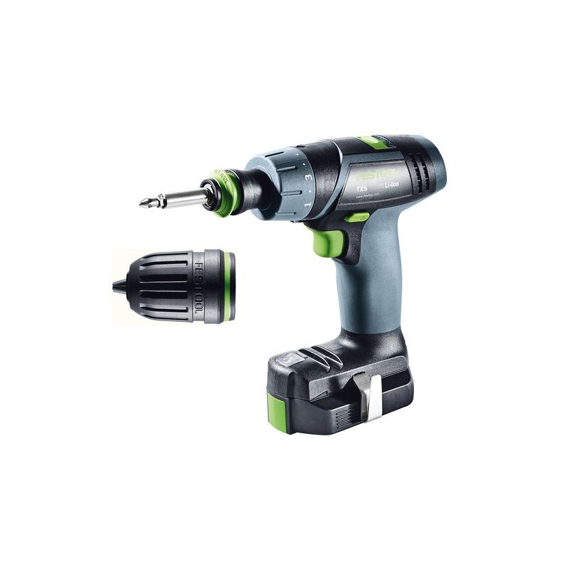 Festool Akumulatorowa wiertarko-wkrętarka TXS 2,6-Plus