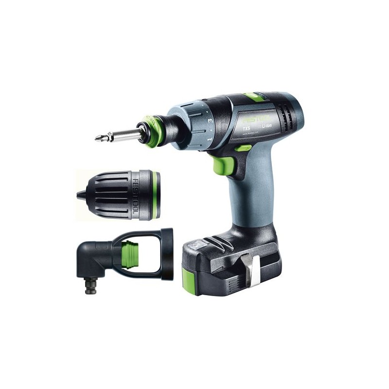 Festool Akumulatorowa wiertarko-wkrętarka TXS 2,6-Set